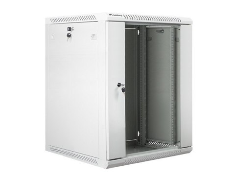 Szafa instalacyjna wisząca 19'' 15U 600X600mm szara (drzwi szklane) Szafa instalacyjna wisząca 19'' 15U 600X600mm szara (drzwi szklane)
