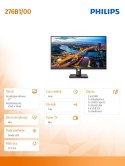 Monitor 276B1 27 cali IPS HDMIx2 DP USB-C Pivot