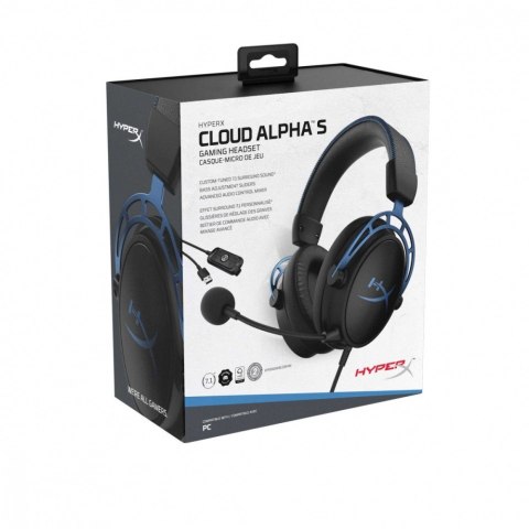 Zestaw słuchawkowy dla graczy Cloud Alpha S niebieski Zestaw słuchawkowy dla graczy Cloud Alpha S niebieski