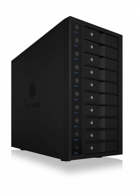 Obudowa IB-3810-C31 10x HDD Single System dla 3,5" HDD SATA I/II/III Obudowa IB-3810-C31 10x HDD Single System dla 3,5" HDD SATA I/II/III