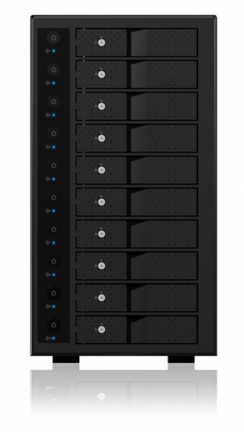 Obudowa IB-3810-C31 10x HDD Single System dla 3,5" HDD SATA I/II/III Obudowa IB-3810-C31 10x HDD Single System dla 3,5" HDD SATA I/II/III