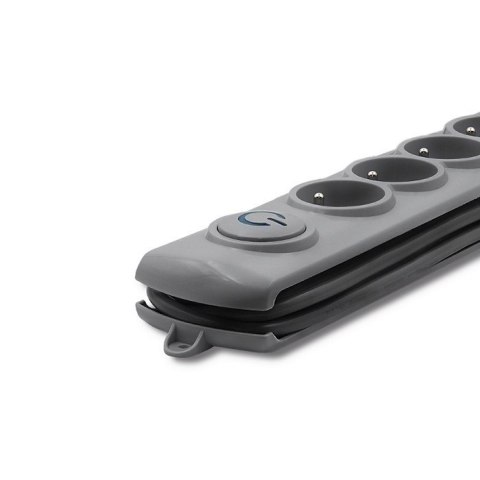 Listwa antyprzepięciowa Quick Switch, 8 gniazd, 1,8m, szara Listwa antyprzepięciowa Quick Switch, 8 gniazd, 1,8m, szara