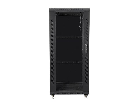 Szafa stojąca Rack 19 cali 27U 600x800mm czarna Szafa stojąca Rack 19 cali 27U 600x800mm czarna