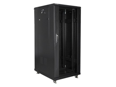 Szafa stojąca Rack 19 cali 27U 600x800mm czarna Szafa stojąca Rack 19 cali 27U 600x800mm czarna