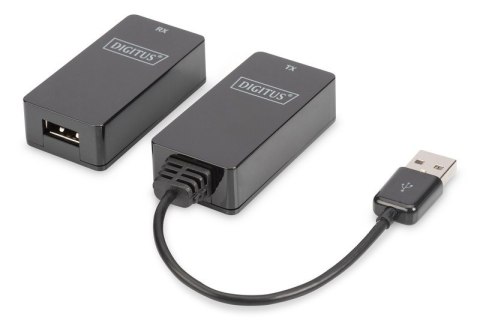 Przedłużacz/Extender USB 1.1 po skrętce Cat.5e/6 UTP/SFP do 45m, czarny, 20cm Przedłużacz/Extender USB 1.1 po skrętce Cat.5e/6 UTP/SFP do 45m, czarny, 20cm