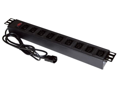 Listwa zasilająca 19" 9xC13 wtyk C14 Listwa zasilająca 19" 9xC13 wtyk C14