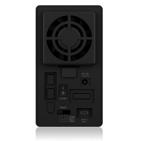 Obudowa IB-RD3802-C31 RAID 2xSATA HDD na 1xUSB 3.1 Gen 2Type-C, RAID 0,1 Obudowa IB-RD3802-C31 RAID 2xSATA HDD na 1xUSB 3.1 Gen 2Type-C, RAID 0,1