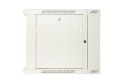 Szafka wisząca rack 9U 600x600 szara dwusekcyjna
