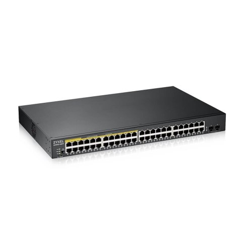 Przełącznik zarządzalny GS1900-48HP v2, 48-port GbE L2 Smart Switch 170W rack GS1900-48HPv2