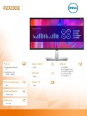 Monitor P2723DE 27 cali IPS LED QHD (2560x1440)/16:9/HDMI/DP/USB-C/4xUSB 3.2/RJ45/3Y AES&PPG