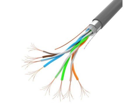 Kabel LAN FTP 100Mb/s 305m linka cca szary Kabel LAN FTP 100Mb/s 305m linka cca szary