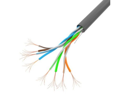 Kabel LAN UTP 100Mb/s 305m linka cca szary Kabel LAN UTP 100Mb/s 305m linka cca szary