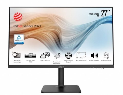 Monitor Modern MD272P 27 cali IPS/LED/FHD/4ms/75Hz