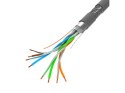 Kabel SFTP kat.5e 305m drut CU LCS5-11CU-0305-S szary