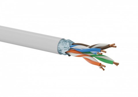 Kabel teleinformatyczny F/UTP kat.5E PVC 100% Miedź 305m - 10 lat gwarancji Kabel teleinformatyczny F/UTP kat.5E PVC 100% Miedź 305m - 10 lat gwarancji