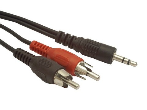 Kabel MINIJACK/2XRCA (CHINCH)M/M 2.5M Kabel MINIJACK/2XRCA (CHINCH)M/M 2.5M