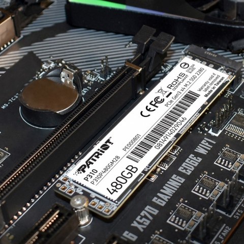 Dysk SSD P310 480GB M.2 2280 1700/1500 PCIe NVMe Gen3 x 4 Dysk SSD P310 480GB M.2 2280 1700/1500 PCIe NVMe Gen3 x 4