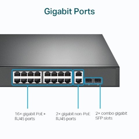 Switch SG1218MP 16xGE PoE+ 2xGE 2xSFP Switch SG1218MP 16xGE PoE+ 2xGE 2xSFP