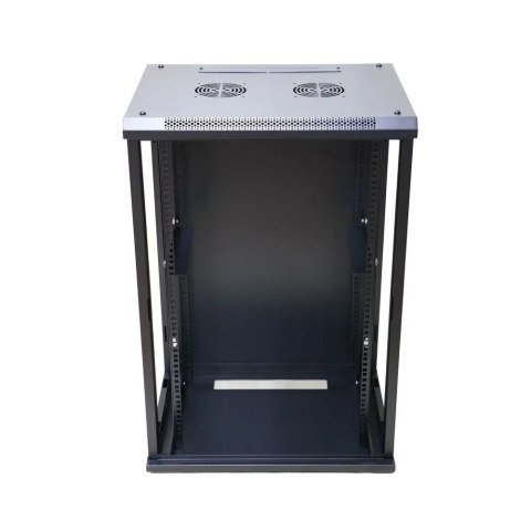 Szafa rack 18U 600x450mm czarna wisząca Szafa rack 18U 600x450mm czarna wisząca