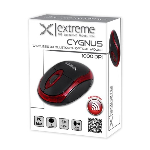 Mysz bluetooth 3D Cyngus czerwona Mysz bluetooth 3D Cyngus czerwona