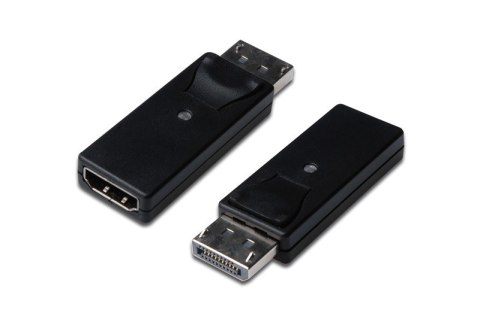 Adapter Displayport 1080p 60Hz FHD Typ DP/HDMI A M/Ż czarny Adapter Displayport 1080p 60Hz FHD Typ DP/HDMI A M/Ż czarny