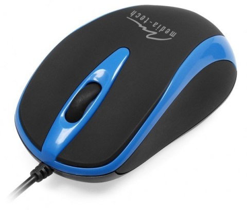 Mysz optyczna 800dpi czarno-niebieska MT1091B Mysz optyczna 800dpi czarno-niebieska MT1091B