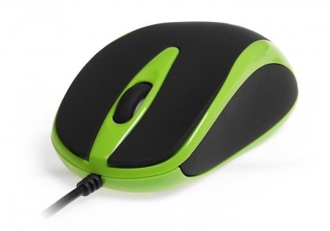 Mysz optyczna 800dpi czarno-zielona MT1091G Mysz optyczna 800dpi czarno-zielona MT1091G