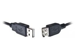 Przedluzacz USB 2.0 typu AM-AF 1.8m czarny