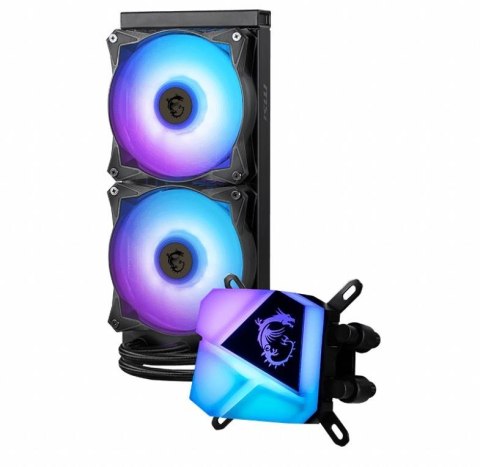 Chłodzenie MAG CORELIQUID C240 240 mm ARGB Fan CPU Cooler Chłodzenie MAG CORELIQUID C240 240 mm ARGB Fan CPU Cooler