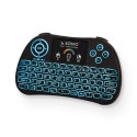 Klawiatura podświetlana mini bezprzewodowa RGB TV Box, Smart TV, konsole, PC, KW-03