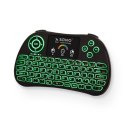 Klawiatura podświetlana mini bezprzewodowa RGB TV Box, Smart TV, konsole, PC, KW-03