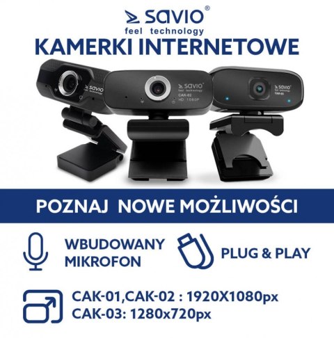 Kamera internetowa USB HD, CAK-03 Kamera internetowa USB HD, CAK-03