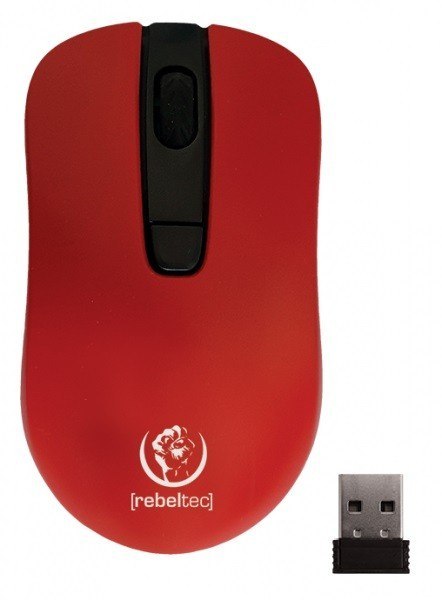 Mysz bezprzewodowa Rebeltec STAR red 800/1000/1600 DPI Mysz bezprzewodowa Rebeltec STAR red 800/1000/1600 DPI