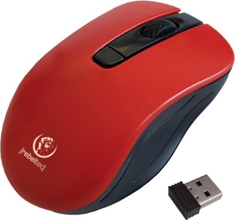 Mysz bezprzewodowa Rebeltec STAR red 800/1000/1600 DPI Mysz bezprzewodowa Rebeltec STAR red 800/1000/1600 DPI