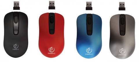 Mysz bezprzewodowa Rebeltec STAR red 800/1000/1600 DPI Mysz bezprzewodowa Rebeltec STAR red 800/1000/1600 DPI