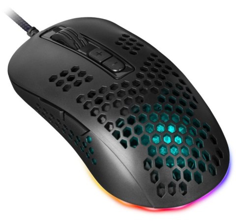Mysz gamingowa przewodowa SHEPARD GM-620L 12800 dpi 7P RGB Mysz gamingowa przewodowa SHEPARD GM-620L 12800 dpi 7P RGB