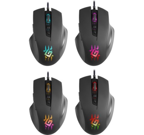 Mysz gamingowa przewodowa WOLVERINE GM-700L 12800 dpi 7P Mysz gamingowa przewodowa WOLVERINE GM-700L 12800 dpi 7P