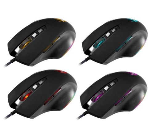 Mysz gamingowa przewodowa WOLVERINE GM-700L 12800 dpi 7P Mysz gamingowa przewodowa WOLVERINE GM-700L 12800 dpi 7P
