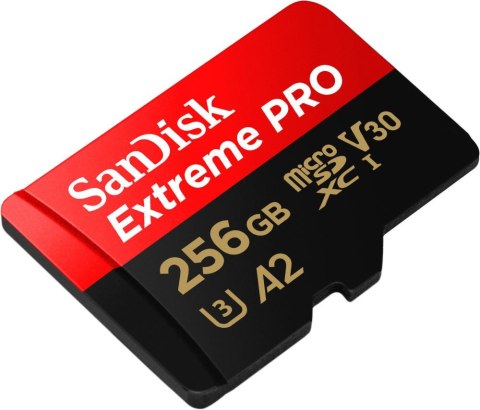 Karta Extreme Pro microSDXC 256GB 200/140 MB/s A2 U3 Karta Extreme Pro microSDXC 256GB 200/140 MB/s A2 U3