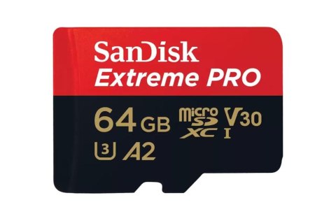 Karta Extreme Pro microSDXC 64GB 200/90 MB/s A2 V30 Karta Extreme Pro microSDXC 64GB 200/90 MB/s A2 V30