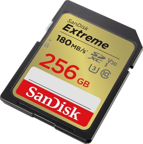 Karta pamięci Extreme SDXC 256GB 180/130 MB/s V30 UHS-I Karta pamięci Extreme SDXC 256GB 180/130 MB/s V30 UHS-I
