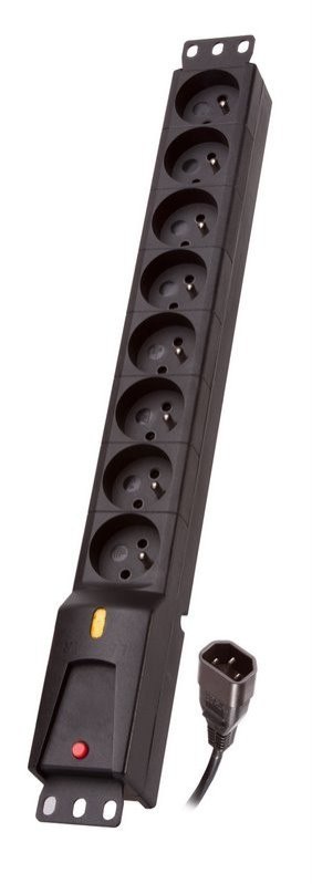 Listwa zasilająca LZRM 810 BW IEC 320, PDU, 1.5m Listwa zasilająca LZRM 810 BW IEC 320, PDU, 1.5m