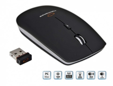 MYSZ EM120K MAC-STYLE BEZPRZEWODOWA 2,4GHZ MYSZ EM120K MAC-STYLE BEZPRZEWODOWA 2,4GHZ