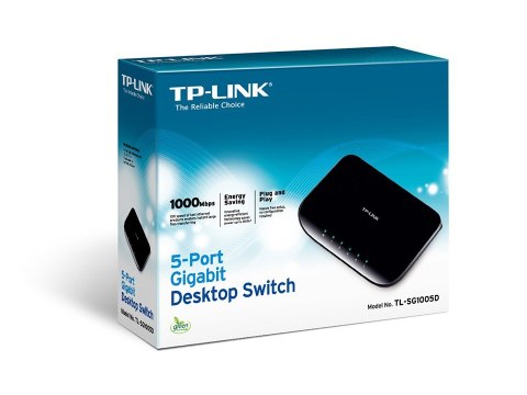 Przełącznik typu desktop, 5 portów Gb TL-SG1005D Przełącznik typu desktop, 5 portów Gb TL-SG1005D