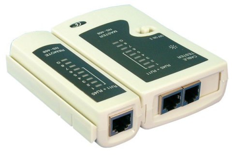 Tester kabli do zlacz RJ11,RJ12,RJ45 z jednostką zdalna Tester kabli do zlacz RJ11,RJ12,RJ45 z jednostką zdalna