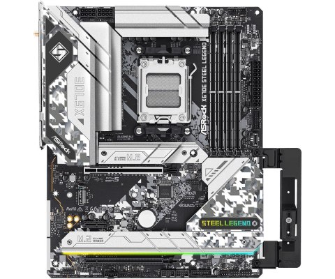 Płyta główna X670E STEEL LEGEND AM5 4DDR5 HDMI/DP M.2 EATX Płyta główna X670E STEEL LEGEND AM5 4DDR5 HDMI/DP M.2 EATX