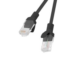 Patchcord kat.5e 0.5M UTP czarny