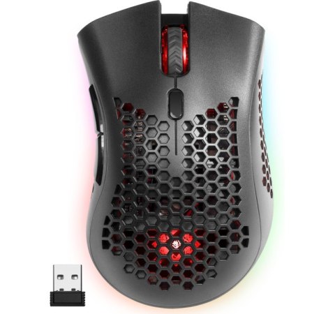 Mysz gamingowa bezprzewodowa Warlock GM-709L Optic RF RGB 2400 dpi 8P Mysz gamingowa bezprzewodowa Warlock GM-709L Optic RF RGB 2400 dpi 8P