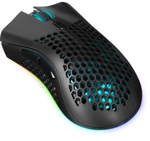 Mysz gamingowa bezprzewodowa Warlock GM-709L Optic RF RGB 2400 dpi 8P Mysz gamingowa bezprzewodowa Warlock GM-709L Optic RF RGB 2400 dpi 8P