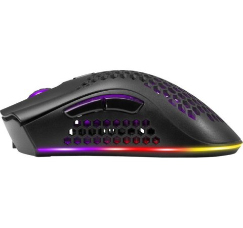 Mysz gamingowa bezprzewodowa Warlock GM-709L Optic RF RGB 2400 dpi 8P Mysz gamingowa bezprzewodowa Warlock GM-709L Optic RF RGB 2400 dpi 8P
